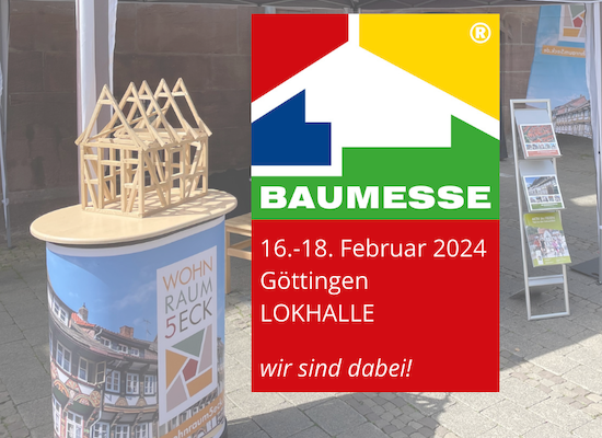 Wohnraum5Eck auf der Baumesse Göttingen