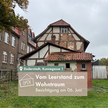 Besichtigung in der Kunnegasse 1 in Duderstadt