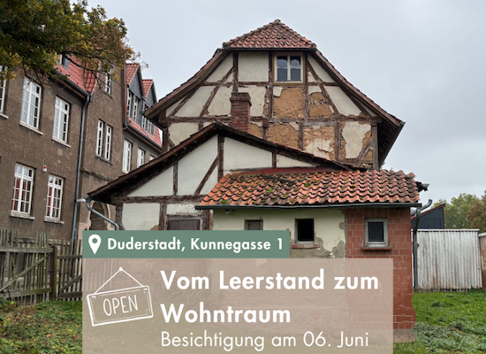 Besichtigung in der Kunnegasse 1 in Duderstadt